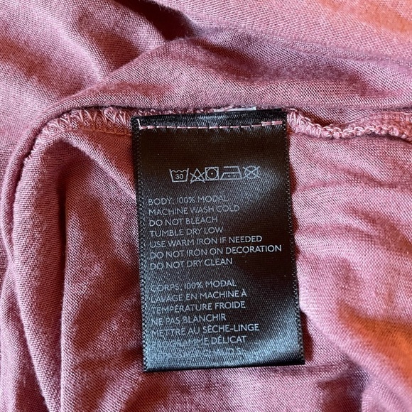 Dusty rose top /beach cover up - Picture 3 of 9